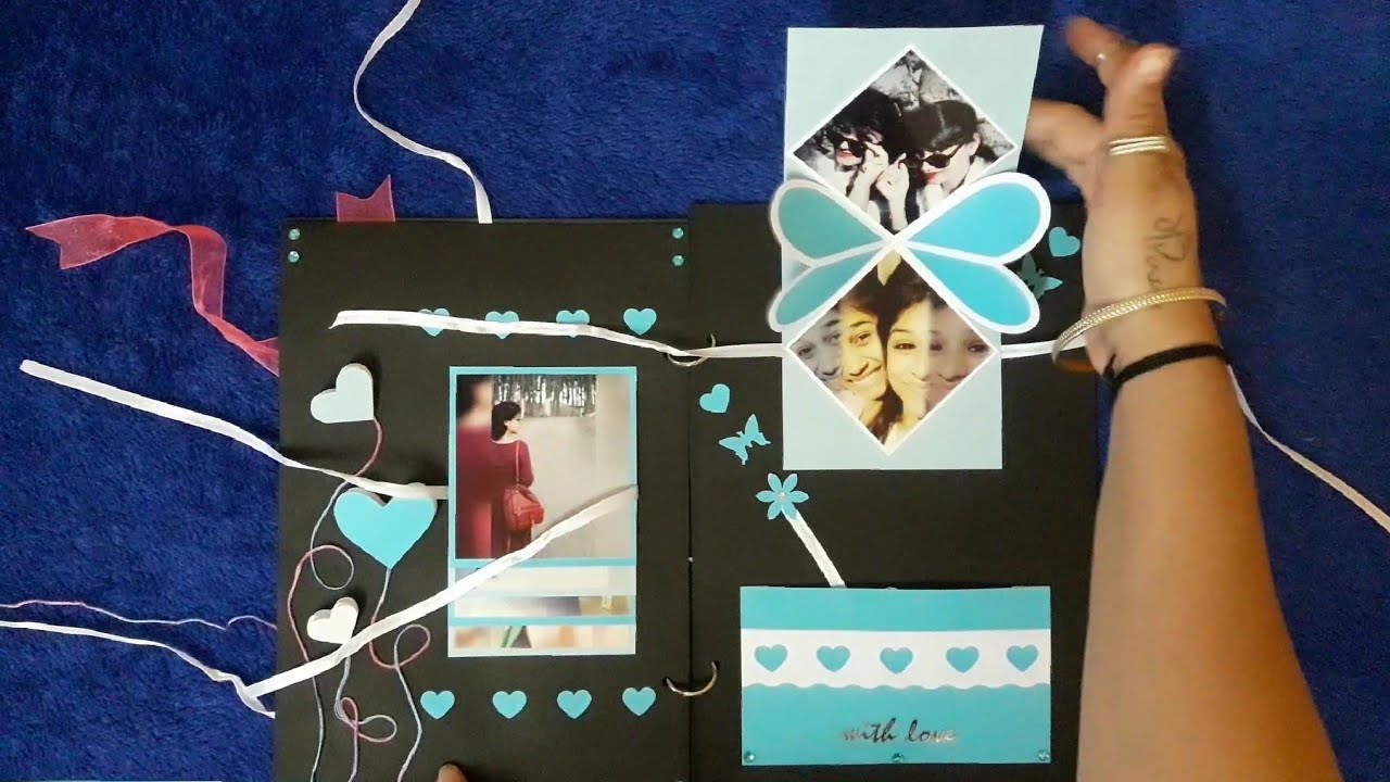 DIY- BIRTHDAY SCRAPBOOK/PHOTO ALBUM IDEA/GIFT IDEA/BEST GIFT/FRIEND/SISTER/WIFE/HUSBAND/BROTHER/LOVE