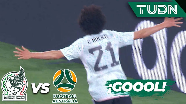 DREAM DEBUT! BLAZING GOAL from Chino Huerta | Mexico 2-2 Australia | International Friendly | TUDN