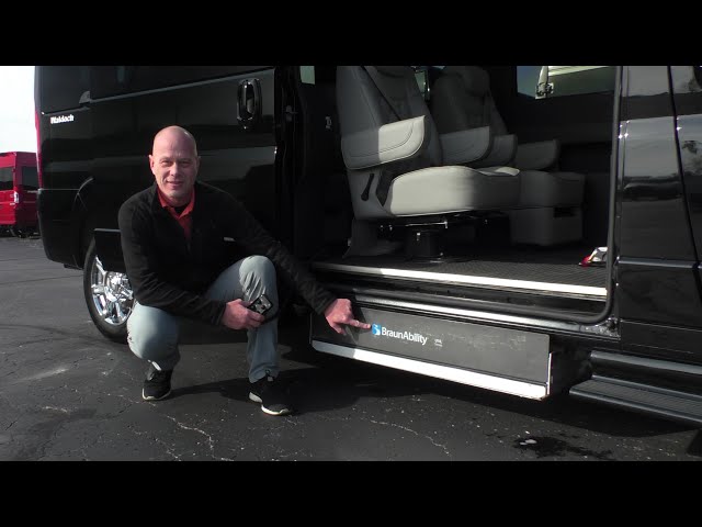 BraunAbility UVL Wheelchair Lift! 2020 Ram ProMaster - Waldoch Galaxy 9  Passenger