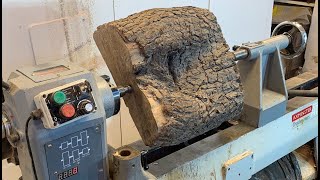 Woodturning - Live Edge Pear