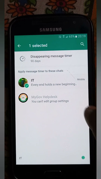 how to Apply timer to chats in WhatsApps #whatsapp #shorts ❤❤