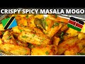 Crispy Masala Mogo Recipe Spicy Fried Cassava Tanzanian Kenyan Pili Pili Mogo Crispy Masala Mogo Recipe Spicy Fried Cassava Tanzanian Kenyan Pili Pili Mogo
