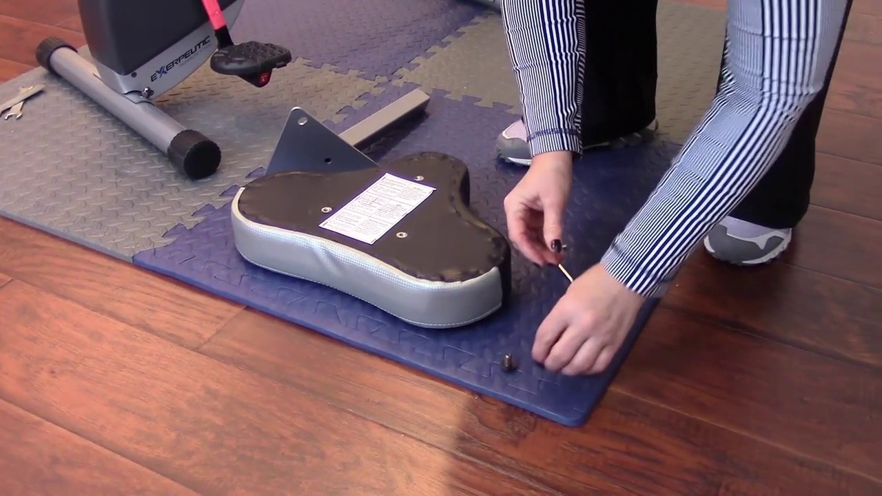 Exerpeutic Folding Upright Bike with Pulse Assembly YouTube