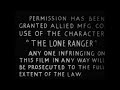 The lone ranger 1930s cartoon