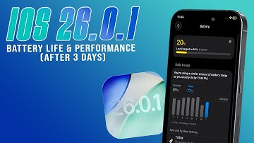 Batterijduur en prestaties van iOS 26.0.1 (na 3 dagen)