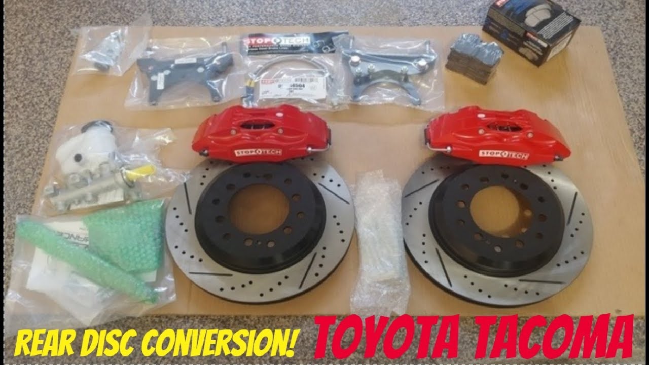 Toyota Tacoma Rear Disc Brake Conversion Unbox (Part 1) - YouTube