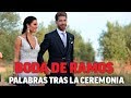 Primeras palabras de Sergio Ramos y Pilar Rubio tras su boda I MARCA