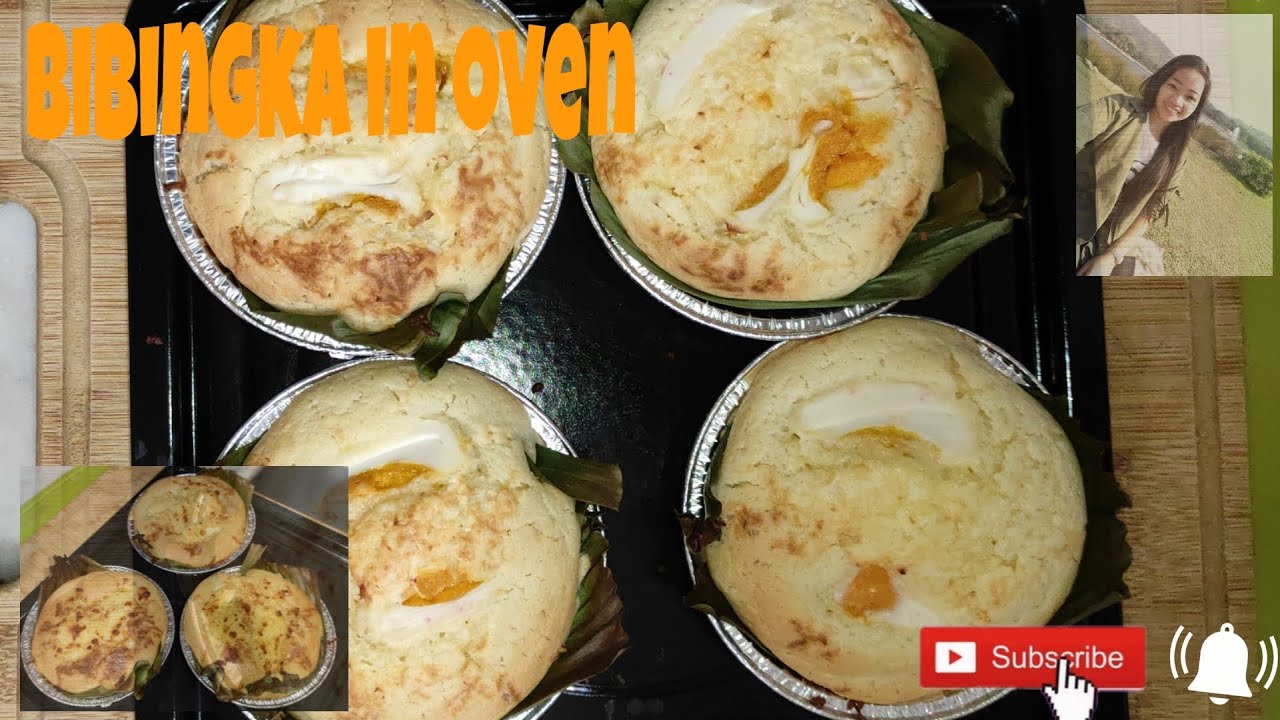 Cooking 6 Bibingka in oven YouTube