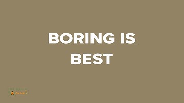 Why the Best Financial Advice Sounds Boring – But Works