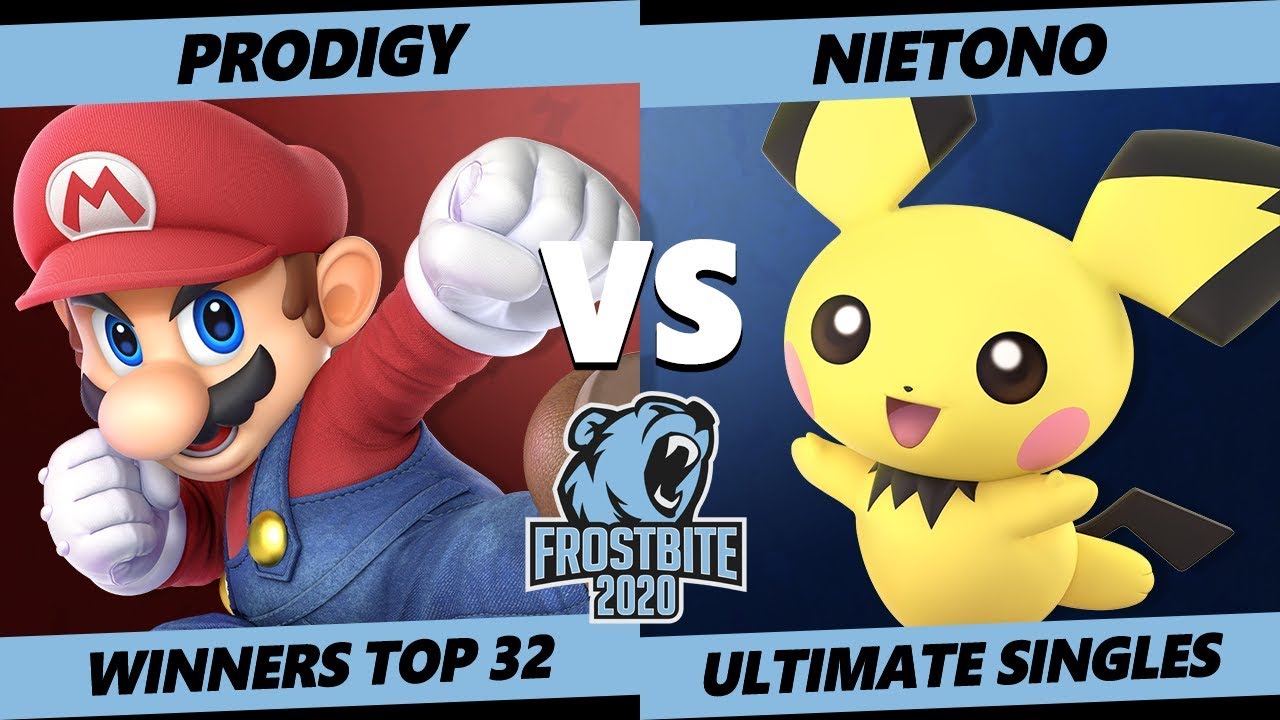 Frostbite 2020 SSBU Winners Top 96 - Armada | Prodigy (Mario) Vs DNG | Nietono (Pichu) Smash Singles