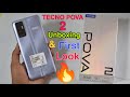 🔥🔥 Tecno Pova 2 Unboxing and First Look | 7000mAh, 48MP Camera | 4GB, 64GB ROM