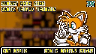 [GBA]Sunset Park Zone - Sonic Triple Trouble【Sonic Battle Style】(Commission)