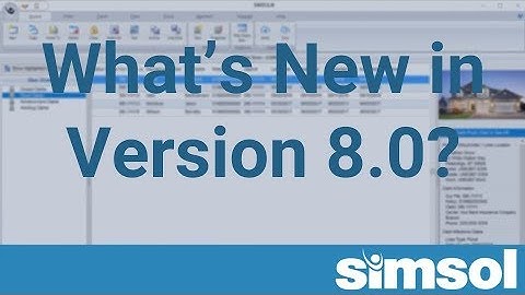 Webinar: Simsol 8.0 Overview Recording