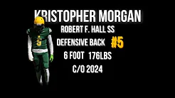 Kristopher Morgan school football season 2022-23 (Robert F Hall) thumbnail