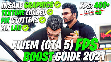 How To Increase FPS In FiveM on LOW END PC | Fix Lagging & Stutters 2021