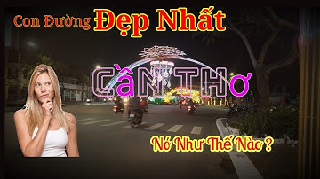 Con đường đẹp nhất Cần Thơ nó như thế nào khi về đêm #123Đi #cantho #dulich