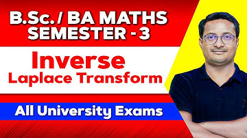Inverse Laplace Transform | Bsc and BA Maths Part 2