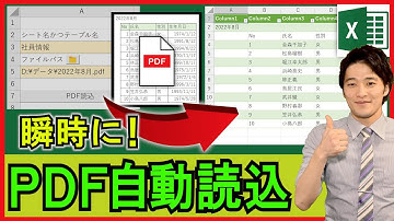 ExcelVBA【実践】PDFファイルをPowerQueryを通して瞬時に読み込む！【解説】