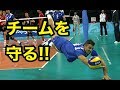 【バレーボール】鬼のレシーブ！これぞ全員で繋げるバレー！【スーパープレイ】Awesome defense! Connect with everyone!【Vollyeball】