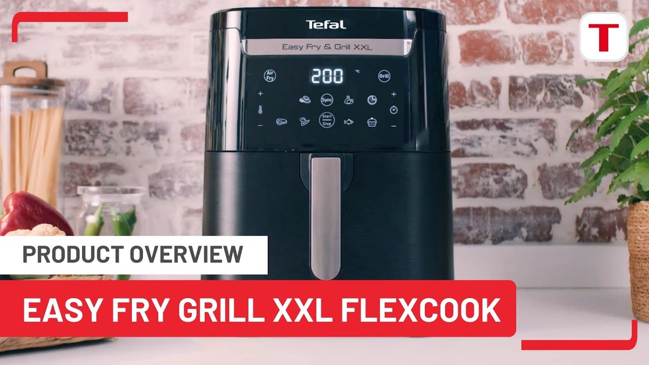 Introducing Tefal Easy Fry & Grill XXL Flexcook Air Fryer EY8018 - YouTube