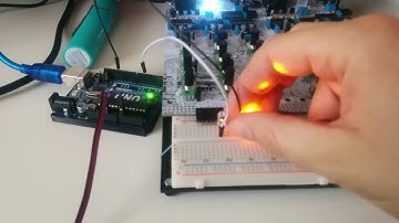 pulse sensor connected to synth test1