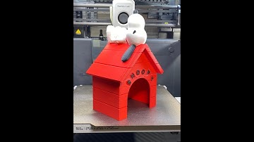 3D print Timelapse of Snoopy, from the comic strip Peanuts by Charles Schulz