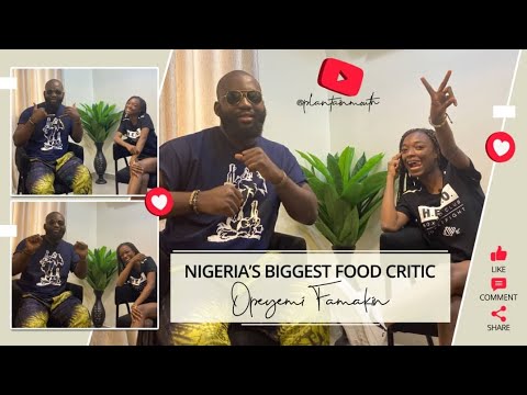 Download I met the Biggest Food Critic in Lagos, Nigeria - Opeyemi Famakin.  He has a really sexy voice😏