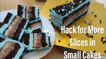 Best Way of Cutting Cakes for more Shares | Trending cake slicing hack | Best Cake Cutting Idea  FSF