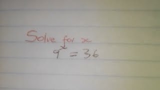 Grade 12 Algebra l Logarithmic Equation