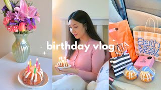 birthday diary | back home, bday freebies, new purse unboxing!