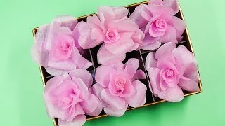 母の日ペーパーフラワー薔薇の花のプレゼントボックス～音声で解説