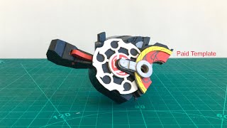 tutorial How To Make Magnum Raise Buckle From Cardboard  Kamen Rider Geats 2nd Version
