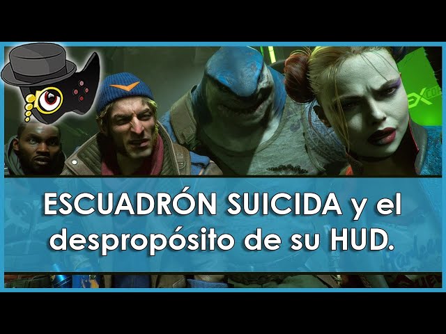 LA INTERFAZ DE ESCUADRON SUICIDA ES UN COMPLETO DESASTRE.