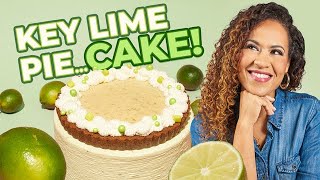This Cake Tastes Like A GIANT KEY LIME PIE! | Simple Decorating Trick! How To Cake It Yolanda Gampp