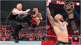 ●RICOCHET ATTACKING BROCK LESNAR AT MONDAY NIGHT RAW ? BROCK LESNAR VS RICOCHET 2020#new