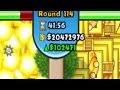 Record mundial de dinero verde y dinero  megaboosts contra junior  btd battle arenas espaol