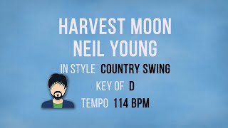 Harvest Moon - Neil Young - Karaoke Male Backing Track