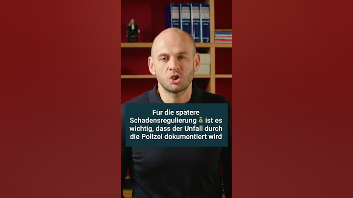 Autounfall: Warum man besser die Polizei rufen sollte!