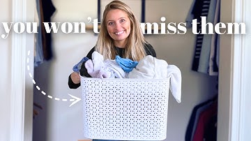 5 DECLUTTERING Rules to RUTHLESSLY declutter your Clothes 👕