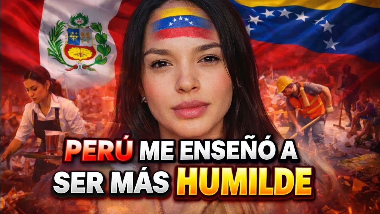 VENEZOLANA admite que PERÚ le enseño a ser mas HUMILDE Y A TRABAJAR