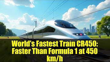 World’s Fastest Train CR450: Faster Than Formula 1 at 450 km/h | Architecture & Design Explained