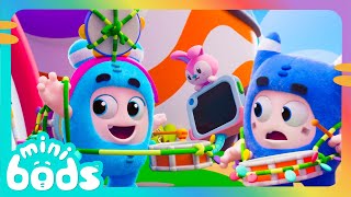 Learn Music with the Minibod Band | Moonbug No Dialogue Comedy Cartoons for Kids