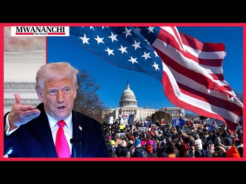 WAMAREKANI WAFURIKA MITAANI KUMPINGA TRUMP ELON MUSK SABABU NI