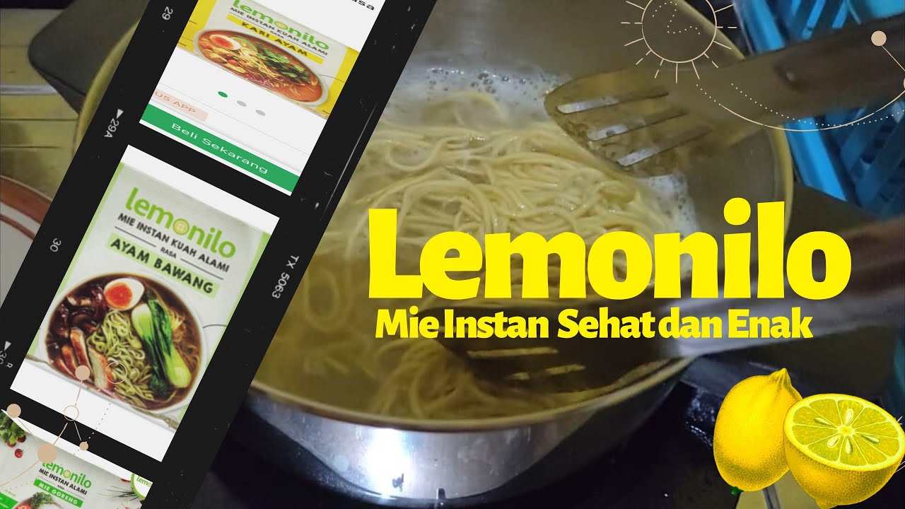 Mie Lemonilo Mie Instant Sehat Dan Enak Youtube