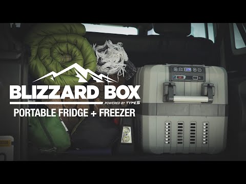 TYPE S BLIZZARD BOX 41QT/38L Portable Fridge/Freezer/Cooler with USB Charging | AC57245-1