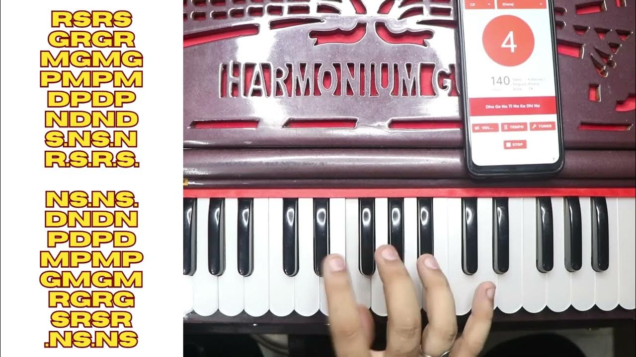 How to play fast fingers on harmonium YouTube