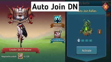 New Update Auto Join DN Rally, Leader Skin | Lords Mobile #lordsmobile #igg