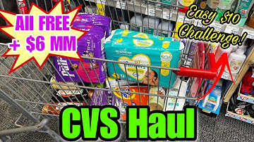 CVS Haul - All FREE + $6 MM| Diapers for $1.49 | Easy $10 Challenge this week! 2/26-3/4/23