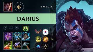 Darius Jungle vs Jarvan IV - KR Grandmaster Patch 26.09