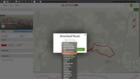 alltrailsPRO to GarminConnect
